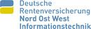 Logo Deutsche Rentenversicherung Nord Ost West Informationstechnik GmbH in Leipzig